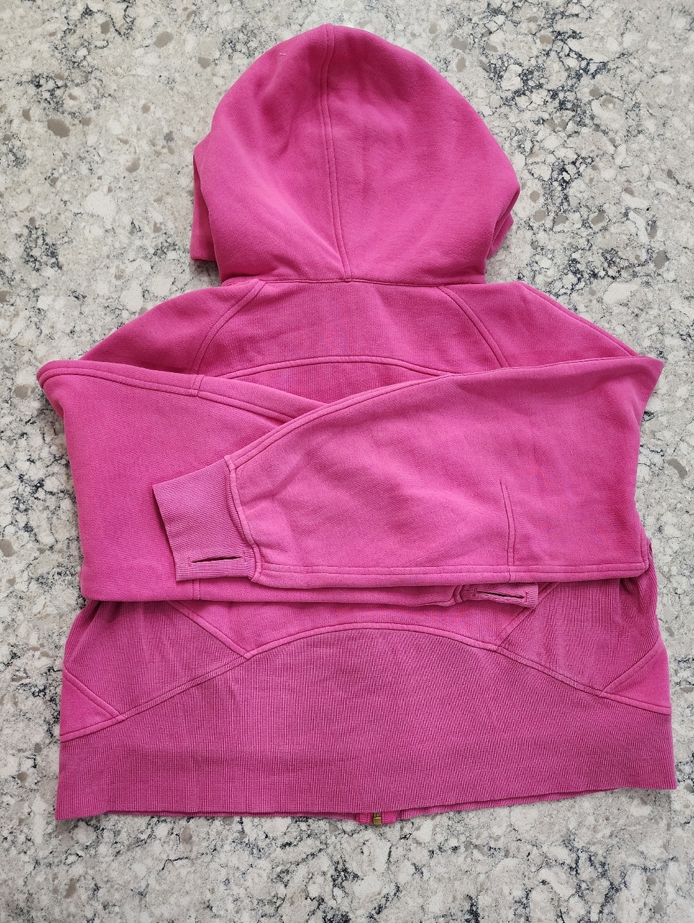 Lululemon Scuba Pink Zip-Up Crop Hoodie - Picture 2 of 13